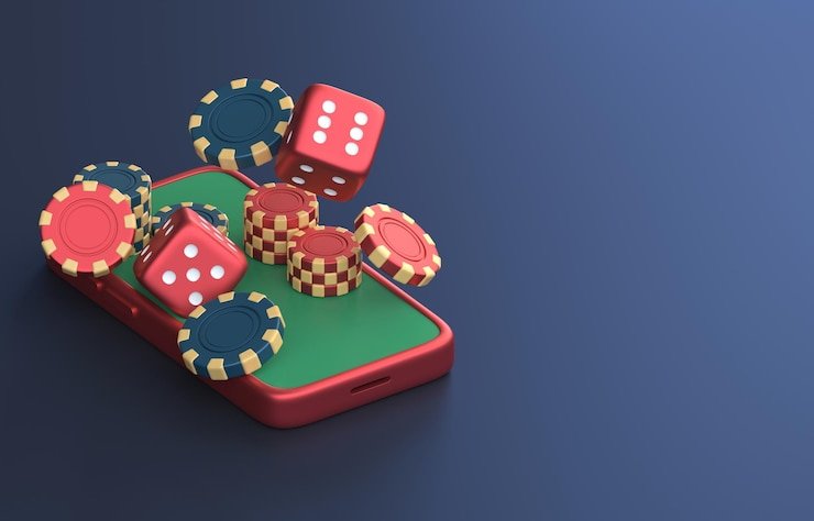 Fitur promo mobile dengan tampilan neon